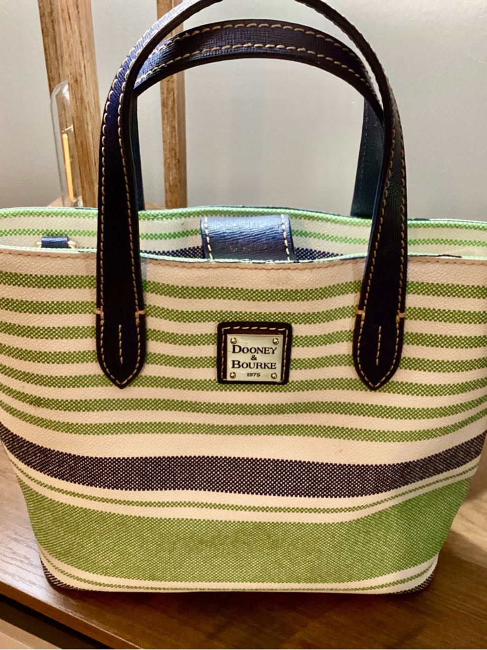 Dooney & Bourke Mini Waverly striped bag